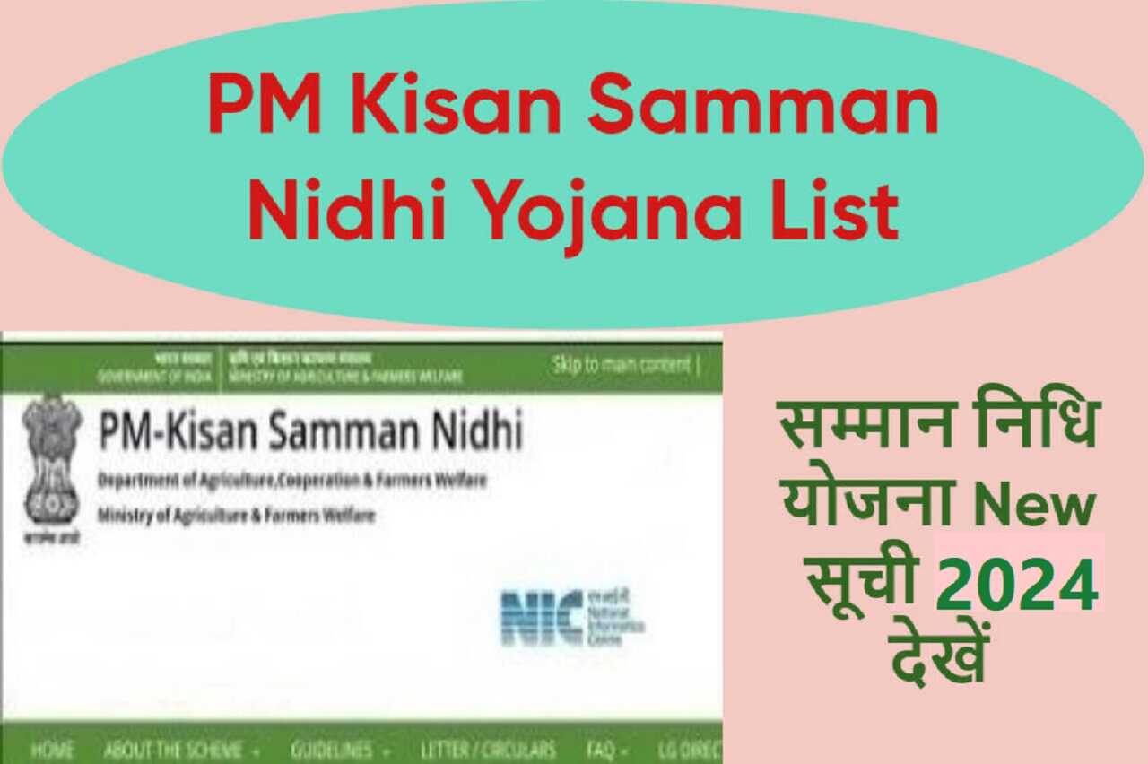 PM Kisan Samman Nidhi Yojana List