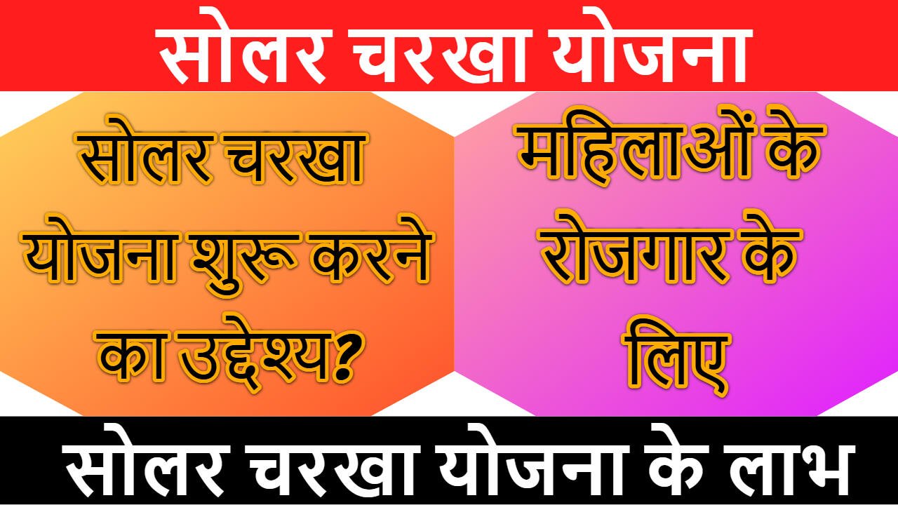 सोलर चरखा योजना