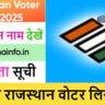 Rajasthan Voter List 2025