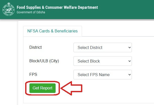 Odisha Ration Card List Online