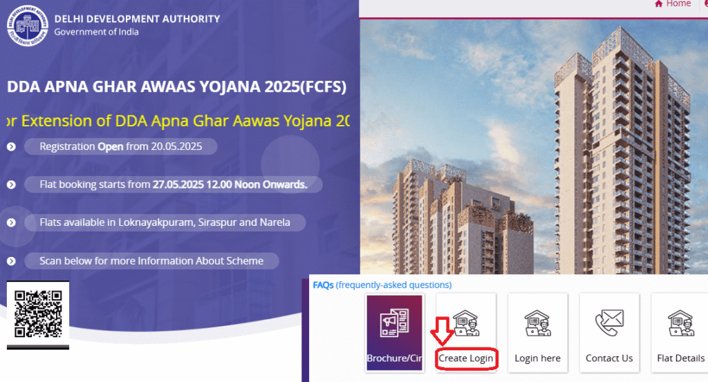 Delhi DDA Apna Awas Yojana Online Apply