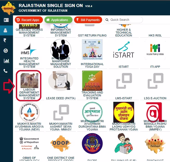 Rajasthan Shramik Toolkit Yojana Registration