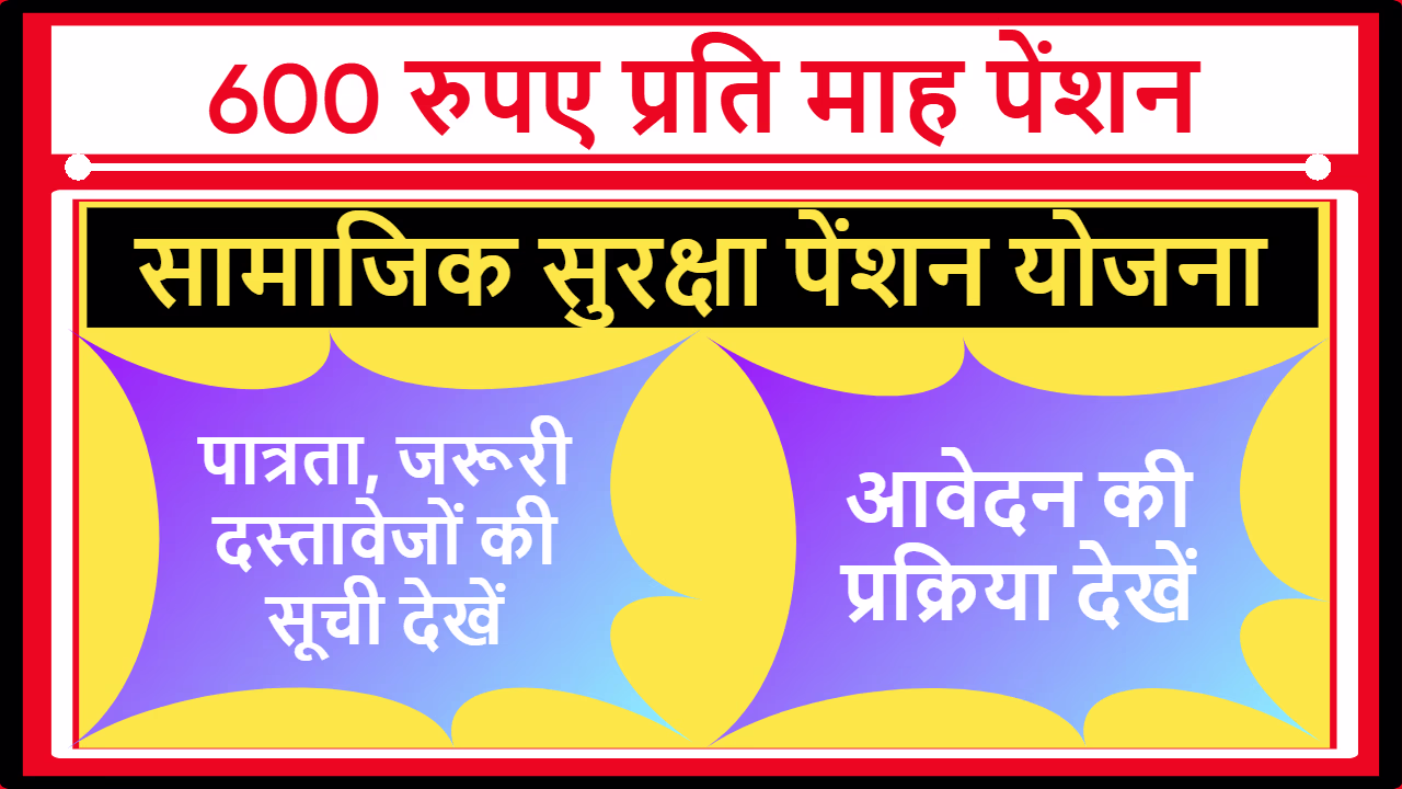 MP Social Suraksha Pension Yojana
