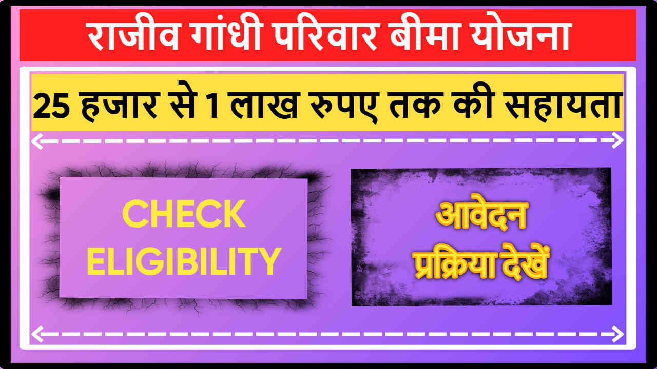 राजीव गांधी परिवार बीमा योजना