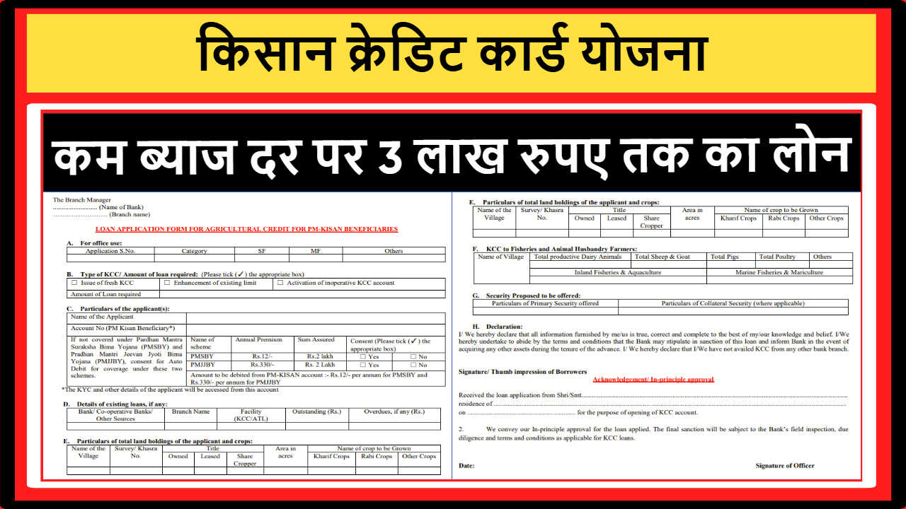 Kisan Credit Card Yojana