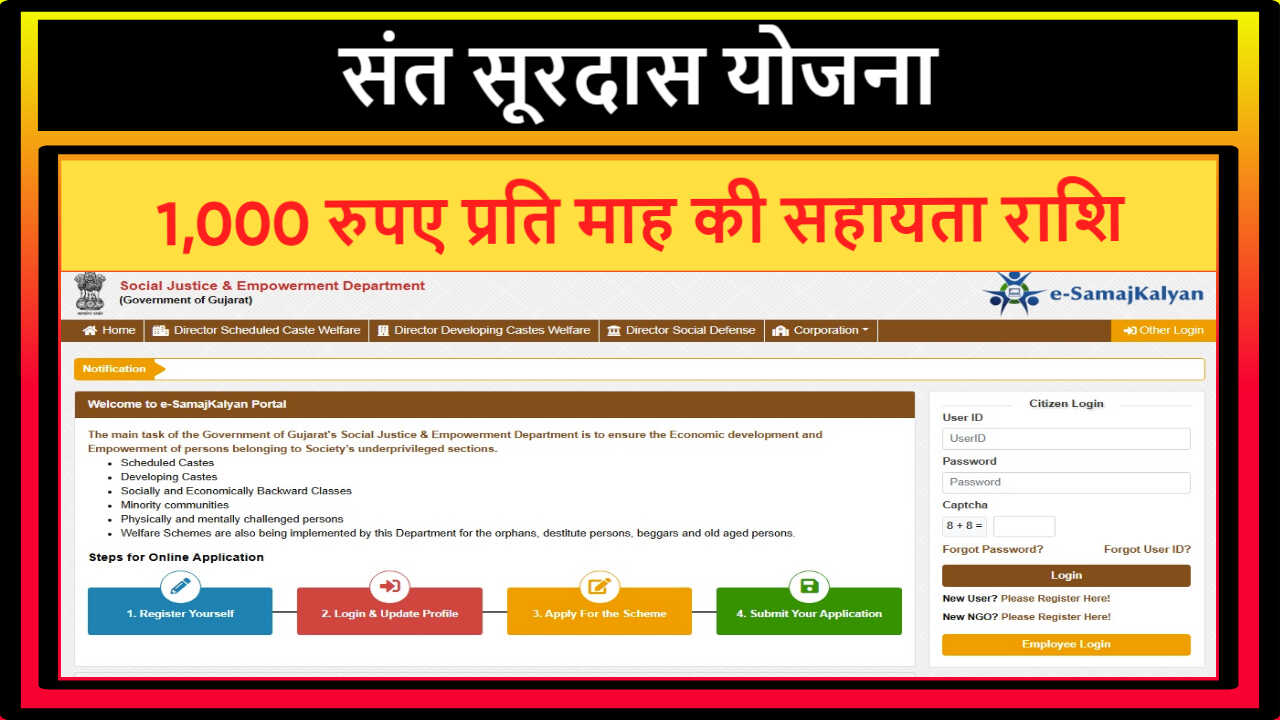 Sant Surdas Scheme Gujarat