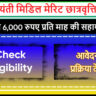 Swaran Jyanti Middle Merit Scholarship Yojana HP